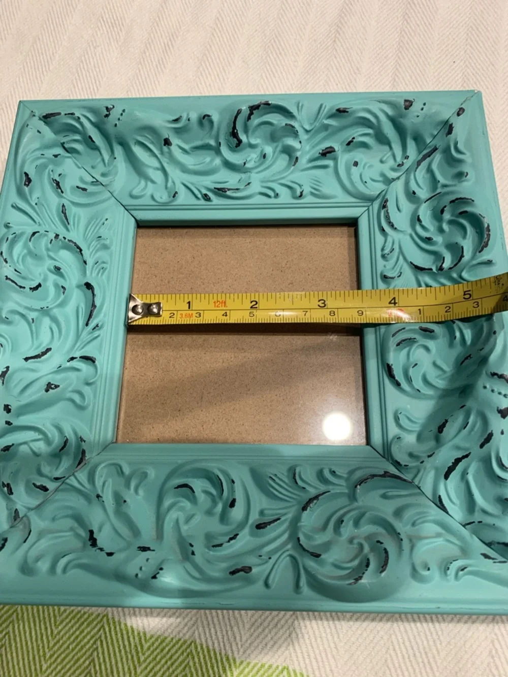 Decorative Turquoise Ornate Photo Frame - Home Accents